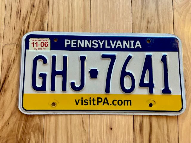 Pennsylvania License Plate Lookup
